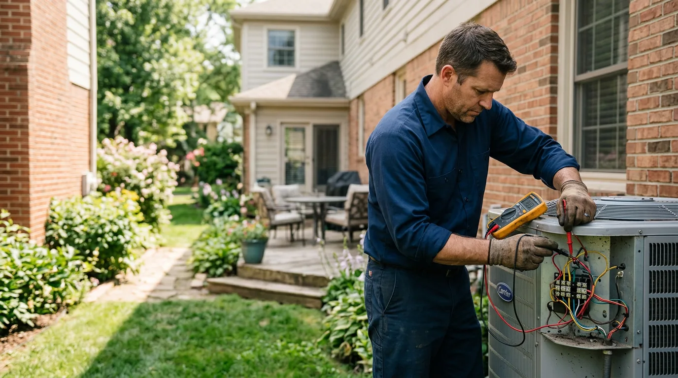 HVAC technician working near Fairfield, CT